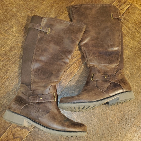 BareTraps Shoes - Baretraps brown boots, wide calf